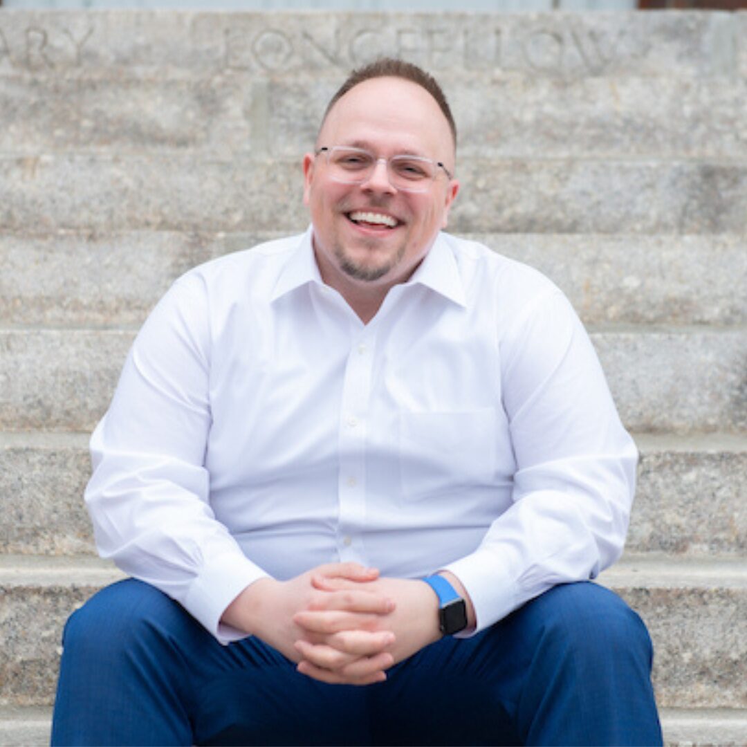 A headshot of PFLAG NYC Board Member Dr. Jared Fox