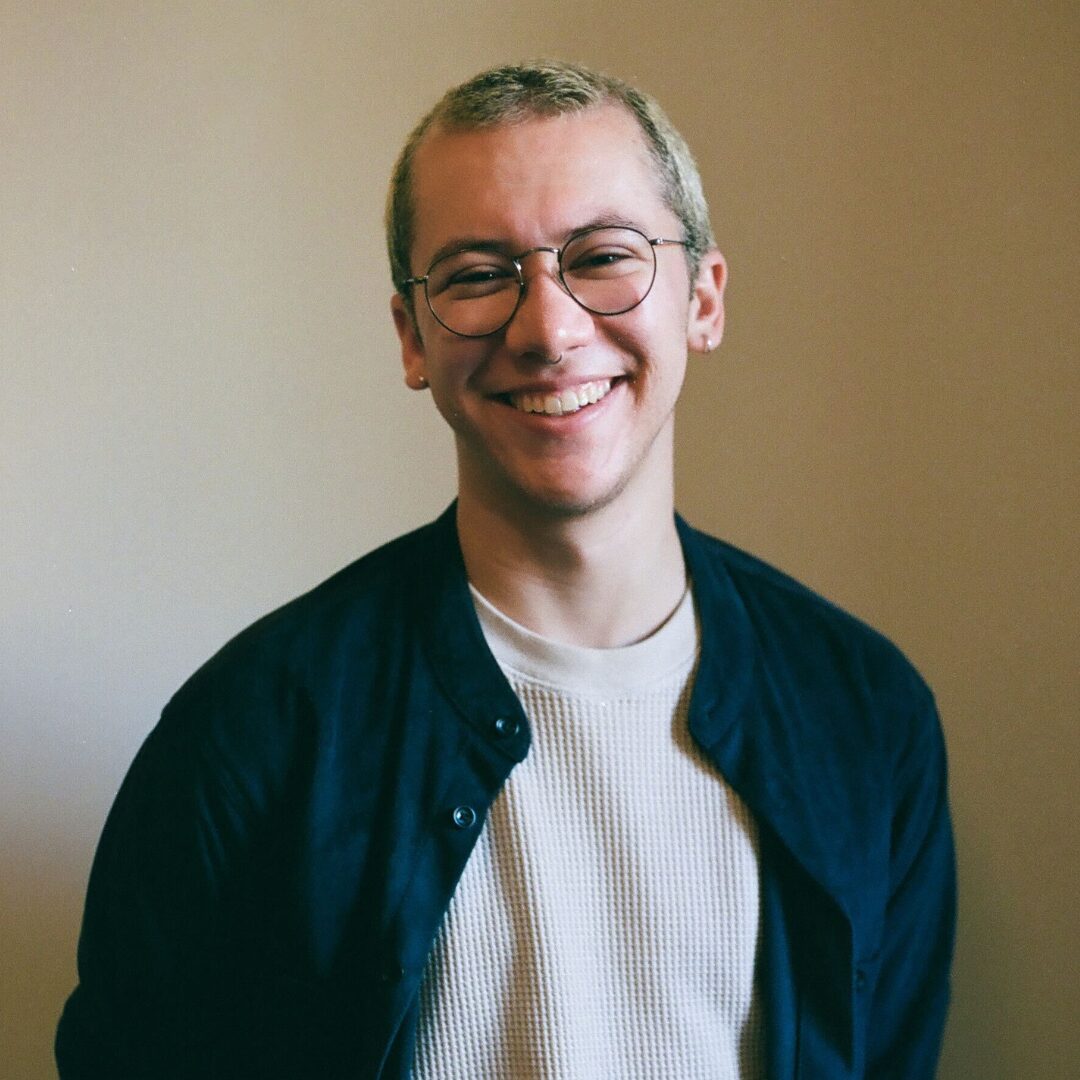 A headshot of PFLAG NYC's Executive Director, Clark Wolff Hamel